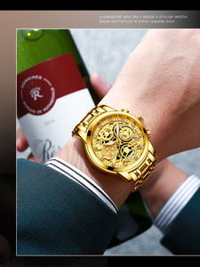 Reloj de Cuarzo de Moda 2026, Nuevo, Moderno, con Logotipo Personalizado, Multifuncional, Luminoso, Resistente al Agua, con Calendario, para Hombre - Product Image 4