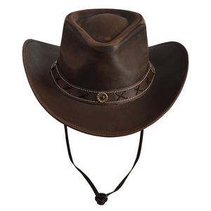 Sombrero de Vaquero de Cuero de Primera Calidad, Unisex, Marca Privada, Superventas, Estilo Clásico, Hecho en Pakistán - Product Image 6
