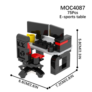 Whosale thành phố loạt eSports bảng moc mooxi moc4087 khối & mô hình xây dựng đồ chơi gạch khuyến mại đồ chơi - Product Image 4