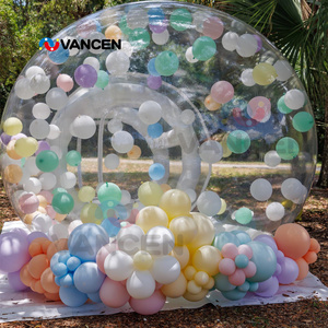 Rumah Gelembung Tiup Modern Diameter 10 kaki dan Terowongan Panjang 6 kaki untuk Balon Pesta, Hiburan, Dijual untuk Komersial - Product Image 1