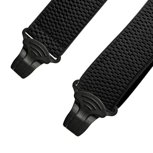 Tirantes elásticos de alta calidad para hombre, forma de Y ajustable, 3,8 cm de ancho, 3 Clip de plástico, tirantes de grano de maíz de poliéster - Product Image 6