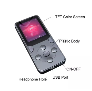 Lecteur MP3 MP4 HiFi pour étudiants avec écran clair, design compact, prend en charge la carte mémoire externe - Product Image 2