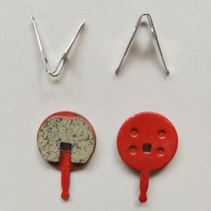 Plaquettes de frein à disque pour vélo, composé métallique, blocs de frein mécaniques durables Q 072 - Product Image 2