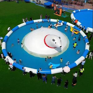 Parcours d'obstacles flottant gonflable d'intérieur personnalisable pour le jeu de parc d'attractions aquatique de sports aquatiques taille personnalisée - Product Image 6