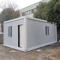 Estructura de Acero Prefabricada Modular Moderna e Impermeable para Viviendas Pequeñas, Contenedor, RV, Cochera, Baño, Taberna, Villa, Parque
