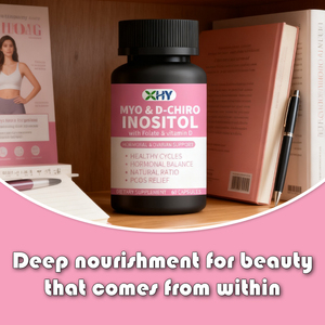 อาหารเสริม Myo <span class=keywords><strong>Inositol</strong></span> and D-chiro <span class=keywords><strong>Inositol</strong></span> ด้วยวิตามินแคปซูลโฟเลตสำหรับการทำงานของรังไข่ - Product Image 5