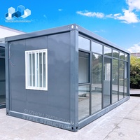 Zhongnan Panneau mural en verre modulaire portable détachable bureau préfabriqué petite maison préfabriquée maison en conteneur