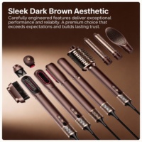 Ultra Styler 6-en-1, multi-styler électrique ionique pour cheveux, avec boîte cadeau, logo personnalisé, 1400W, haute vitesse, pour les voyages