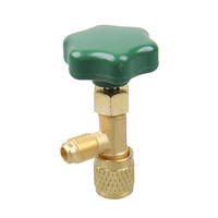 Abrelatas de refrigerante Manual de los cinco continentes, R22/R134A/R410, diafragma de válvula de seguridad de apertura Universal de freón para Gas,