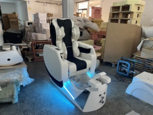 Sillón de Pedicura Eléctrico de Lujo 2026 con Masaje Corporal Completo, Estación de Spa para Pies sin Tuberías con Lavabo LED para Salón de Uñas de Alta Gama - Product Image 6