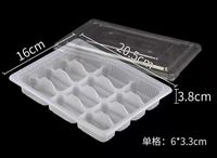 Conteneur d'emballage de boulettes d'aliments surgelés en nylon jetable boîte sac sacs