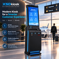 Kiosque de réception en libre-service pour hôtel, pour l'enregistrement des clients, opérations de la réception du hall d'hôtel, industrie hôtelière et hébergement