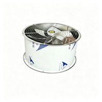 Ventilateur de circulation en alliage d'aluminium pour serre, direct usine, faible bruit, ventilateur de ventilation suspendu pour l'agriculture