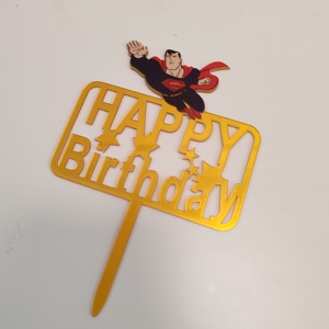 Decoración para Pastel <span class=keywords><strong>de</strong></span> Cumpleaños, Adornos para Cupcakes <span class=keywords><strong>de</strong></span> Superhéroes, Adorno Acrílico <span class=keywords><strong>de</strong></span> <span class=keywords><strong>Spiderman</strong></span> para Pastel <span class=keywords><strong>de</strong></span> Feliz Cumpleaños, Accesorios para Pastel - Product Image 6