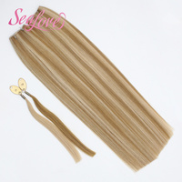 Extensiones de Cabello Humano Remy 100% Naturales, Doble Trama, Cutícula Alineada, Extremadamente Invisibles, Genius Weft, ¡Gran Oferta!