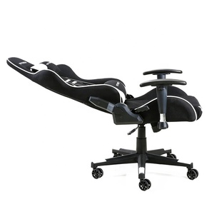 Chaise de Gaming Ergonomique DDP Prix Compétitif, Fauteuil Pivotant Réglable Noir et Blanc, Mobilier de Maison, Chaise de Course E-Sport avec Massage pour Maître des Jeux - Product Image 5