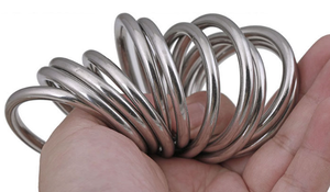 304 joints toriques ronds soudés solides en acier inoxydable - Product Image 3