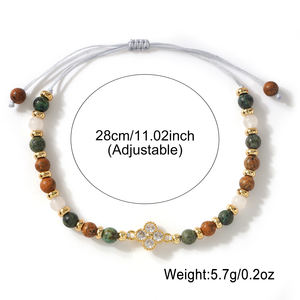 สร้อยข้อมือลูกปัด Go2boho สุขสันต์วันเกิด สร้อยข้อมือคริสตัลหินธรรมชาติ พร้อมบัตรของขวัญข้อความสำหรับเพื่อนสนิทผู้หญิง - Product Image 5