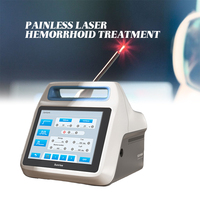 Máquina Láser de Proctología Mínimamente Invasiva 980nm 1470nm para Corte de Verrugas, Eliminación de Hemorroides y Fístulas Anales
