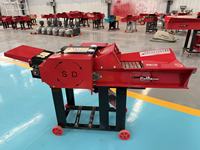 Nouvelle Hacheuse à Fourrage Diesel en Aluminium Haute Capacité et Faible Bruit, Mini Broyeur de Paille pour Alimentation Animale, Déchiqueteuse d'Ensilage et d'Herbe