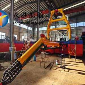 Cina portabel 16 inci <span class=keywords><strong>Jet</strong></span> hidrolik hisap pasir lumpur pengerukan kapal perahu untuk penjualan terlaris - Product Image 2