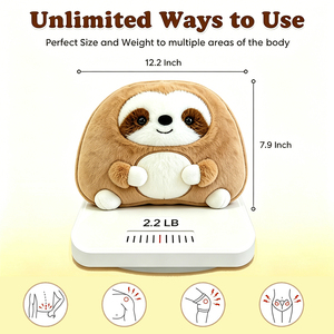 ตุ๊กตาสลอธอุ่นได้และเย็นได้ ใช้กับไมโครเวฟได้ บรรเทาอาการปวดประจำเดือน กลิ่นลาเวนเดอร์ ของเล่นตุ๊กตาสัตว์พร้อมแผ่นความร้อนสำหรับไมโครเวฟ - Product Image 3