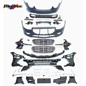 PP plastica W223 aggiornamento a S450 Sport Design vecchio a nuovo paraurti auto diffusore 2021 + Bodykit per Mercedes Benz W223 Body Kit