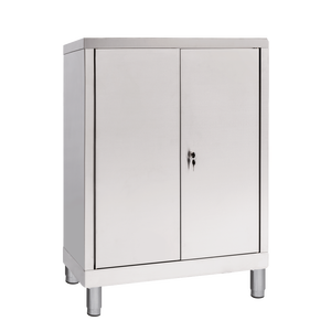 Armadio di stoccaggio in acciaio inox a 2 porte per uso ospedaliero - Product Image 1