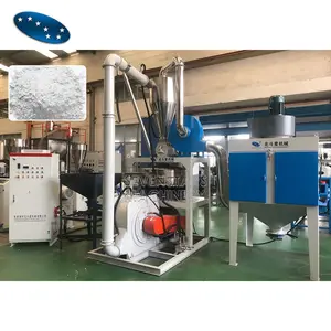 Machine de meulage de panneau de plafond de tuyau de PVC, fraiseuse de PVC, machine de pulvérisation de déchets de plastique