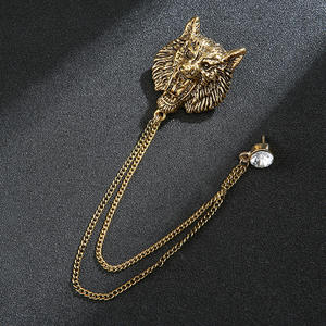 Yeni geyik keçi at hayvan zincir yaka <span class=keywords><strong>Pin</strong></span> erkekler altın yaka <span class=keywords><strong>Pin</strong></span> emaye Lions kulübü rozeti Metal erkekler için bir hediye olarak - Product Image 3