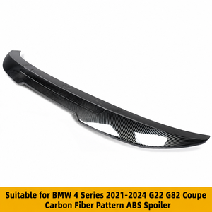 Alerón ABS <span class=keywords><strong>para</strong></span> BMW Serie 4 G22 G82 Coupé 2021-2024 con Acabado PSM de Fibra de Carbono - Product Image 3