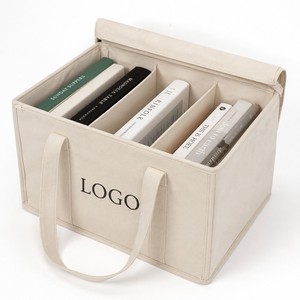Bolsa de Lona para Libros con Separadores, Bolsa de Biblioteca con Logotipo Personalizado - Product Image 5