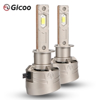 Ampoule de phare LED Gicoo Q9 120W 30000LM 6000K 12V CSP IP67 Plug&Play H7 H1 H4 H8 H9 H11 9005 9006 HB3 HB4 pour voiture