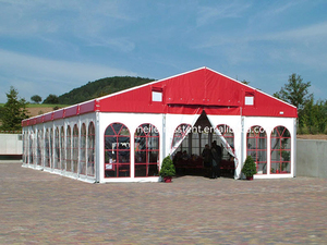 Tente de chapiteau <span class=keywords><strong>Barnum</strong></span> en PVC personnalisée en usine de Guangzhou Fêtes de mariage Salons en plein air Auvent étanche Expositions d'événements - Product Image 4