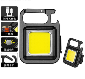 Mini <span class=keywords><strong>lampe</strong></span> torche multifonctionnelle pour camping, rechargeable par USB, <span class=keywords><strong>LED</strong></span> portable, COB lumineux, lanterne à clip, <span class=keywords><strong>lampe</strong></span> de travail extérieure - Product Image 1