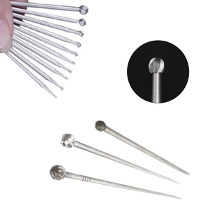 Fraise de coupe de haute qualité en acier inoxydable fraise de coupe fraise de polissage <span class=keywords><strong>ENT</strong></span> neurosciences diamant fraises rondes perceuse orthopédique - Product Image 3