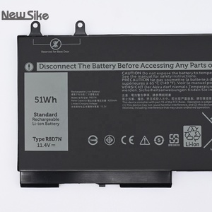 Baterai Laptop Baru Grosir 51Wh 4255mAh R8D7N untuk Dell Latitude 5400 5410 5500 5510 7590 2-in-1 untuk Precision 3540 3550 - Product Image 4