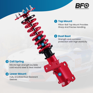 โช้คอัพแบบปรับระดับความสูงได้สำหรับรถฟอร์ด มัสแตง จีที เอส-197 ปี 2005-2014 - Product Image 6