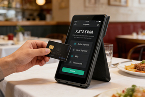 Terminal POS Portátil Todo en Uno ODM, PC de 7 y 8 Pulgadas, Sistema POS Android con Lector de Códigos de Barras, NFC <span class=keywords><strong>para</strong></span> <span class=keywords><strong>Restaurantes</strong></span>, Hoteles y Logística - Product Image 2