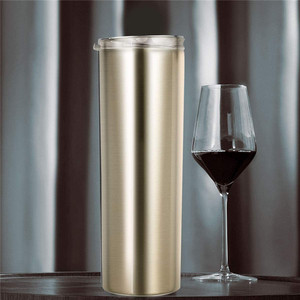 Durable personalizada aislado <span class=keywords><strong>s</strong></span> bodas promocional flaco vaso taza vaso pitillo taza tapa y paja - Product Image 3