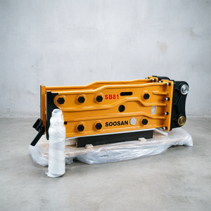 Martillo Hidráulico SOOSAN SB81 Tipo Superior, Nuevo, con Componentes Hidráulicos Principales para Trabajos de Demolición con Excavadora - Product Image 1