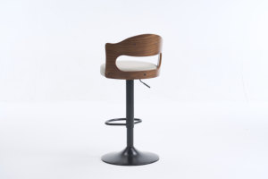 <span class=keywords><strong>Sgabelli</strong></span> da Bar Moderni 2026 in Pelle Sintetica PU, Ecologici, Stabili, Girevoli, con Schienale in <span class=keywords><strong>Legno</strong></span> Curvato e Struttura in <span class=keywords><strong>Ferro</strong></span>, per Cucina e Esterni - Product Image 3