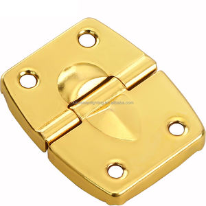 Charnières en métal doré de producteur professionnel <span class=keywords><strong>avec</strong></span> charnières de boîtier de <span class=keywords><strong>vol</strong></span> à rotation de 90 degrés et séjour de couvercle pour charnière pliante en métal de boîtier et de boîte - Product Image 2