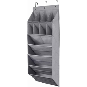Foldable Hanging Closet Organizer with Deep Pockets for Home <strong>Storage</strong> &amp; Organization <strong>Storage</strong> Rack <strong>Over</strong> <strong>the</strong> <strong>Door</strong> Shoe Organizer - Product Image 1