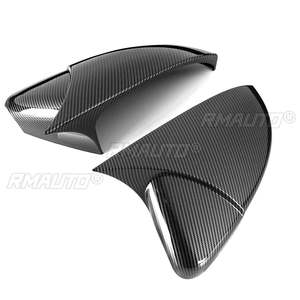Coque de rétroviseur arrière aspect fibre de carbone à fixation directe pour VW Golf MK7 MK7.5 GTI GTD R 2014-2019 - Product Image 4
