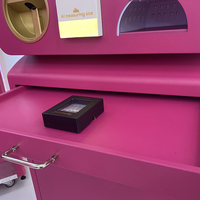 Distributeur automatique d'imprimantes à ongles IA en libre-service, type vertical, conforme ADA, écran tactile, Wi-Fi, accepte plusieurs modes de paiement
