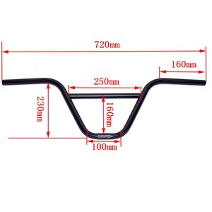 Gran oferta, <span class=keywords><strong>manillar</strong></span> de elevación media, <span class=keywords><strong>manillar</strong></span> de bicicleta BMX, <span class=keywords><strong>manillar</strong></span> de bicicleta de acero Retro negro, bicicleta de <span class=keywords><strong>carretera</strong></span> <span class=keywords><strong>MTB</strong></span>, 20-22,5mm, 701 - 800mm - Product Image 6