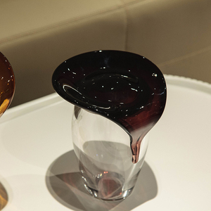 High-end mantar şekilli el sanatları fabrika cam oturma odası düğün dekorasyon ve malzemeleri el boyalı züccaciye - Product Image 6