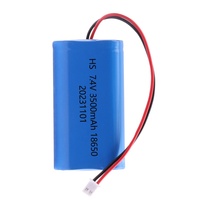 Pack de batteries 7,4 V 18650 2S Lifepo4 1500 mAh-4000 mAh Batterie lithium-ion rechargeable Prise Plusieurs options de capacité