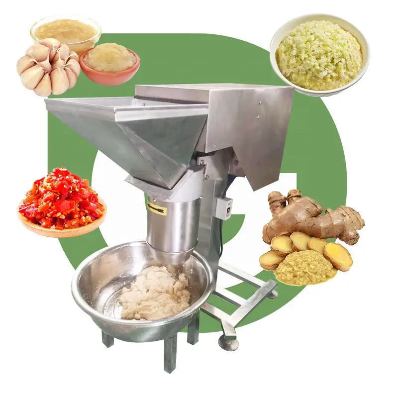 Industrial Potato Vegetable Masher Crusher Crush Grind Ginger Garlic Onion Paste Make Machine